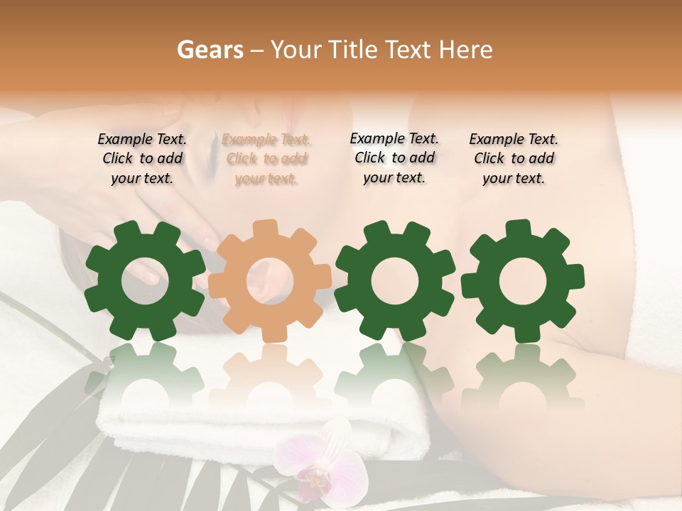 Head Professional Orchid PowerPoint Template