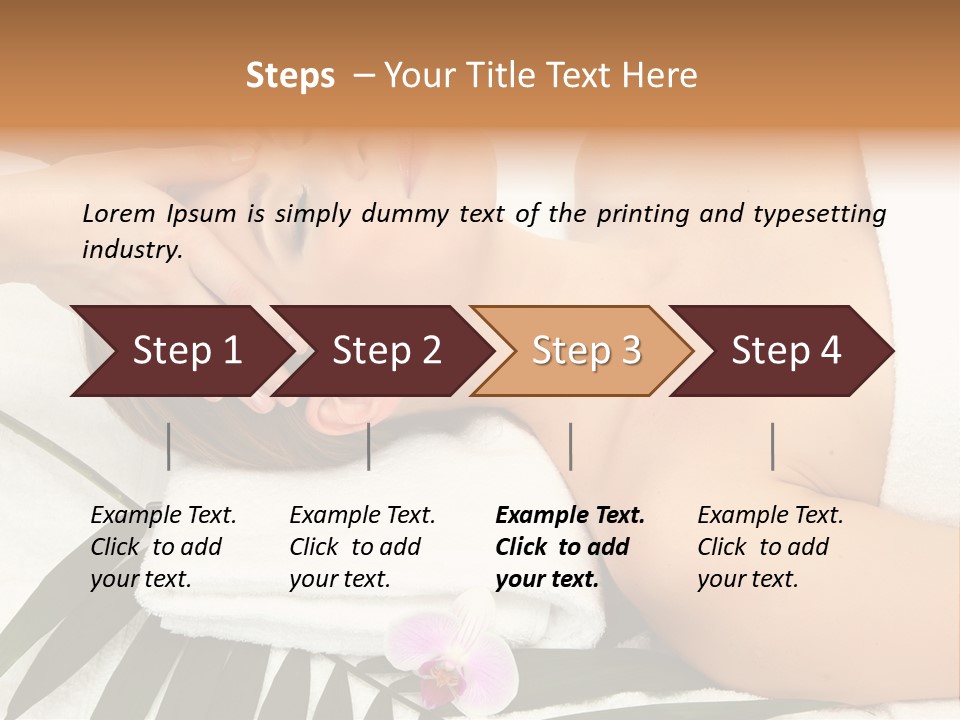 Head Professional Orchid PowerPoint Template