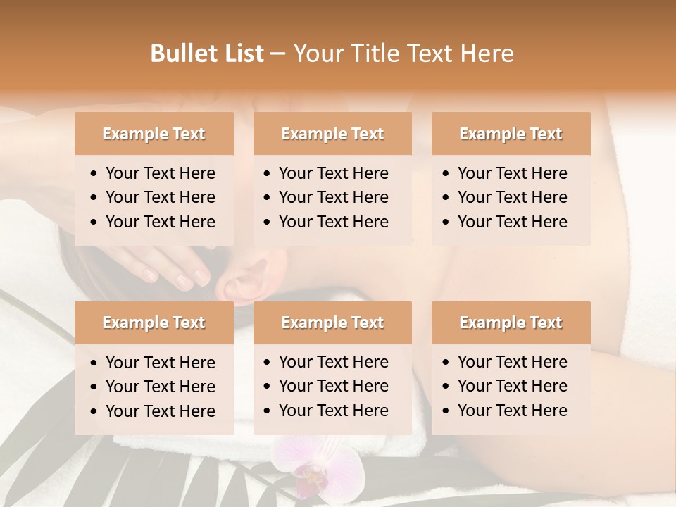 Head Professional Orchid PowerPoint Template