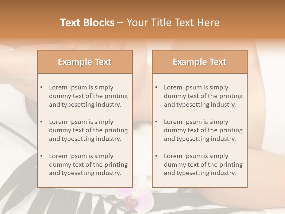 Head Professional Orchid PowerPoint Template