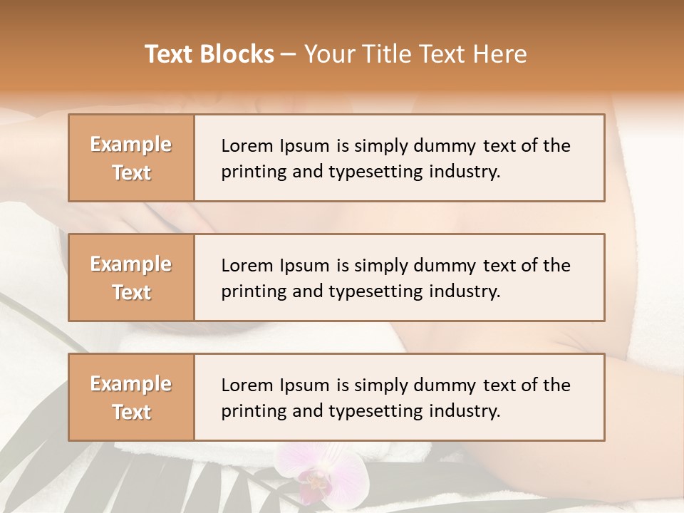 Head Professional Orchid PowerPoint Template