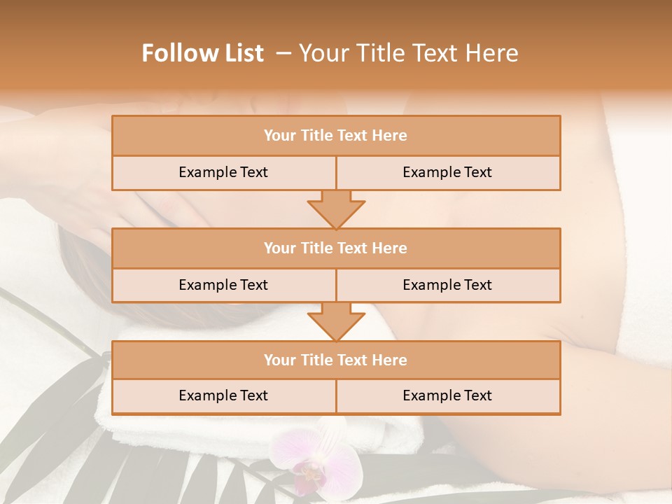 Head Professional Orchid PowerPoint Template