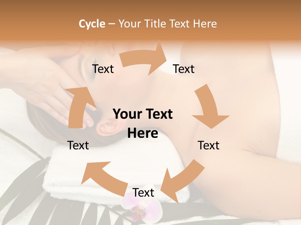 Head Professional Orchid PowerPoint Template