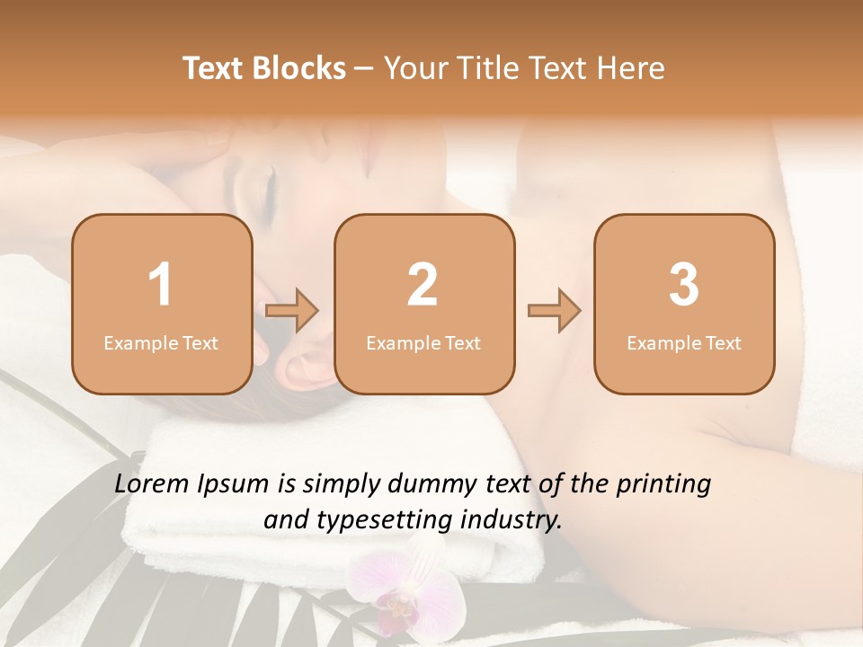 Head Professional Orchid PowerPoint Template