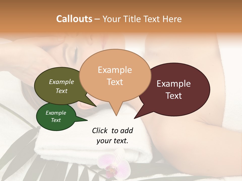 Head Professional Orchid PowerPoint Template