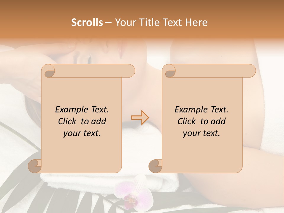 Head Professional Orchid PowerPoint Template