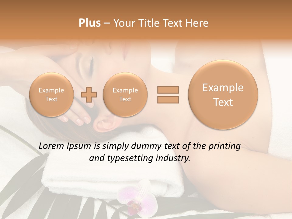 Head Professional Orchid PowerPoint Template