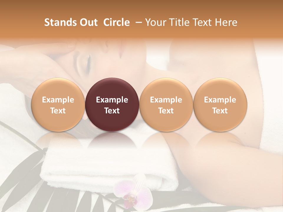 Head Professional Orchid PowerPoint Template