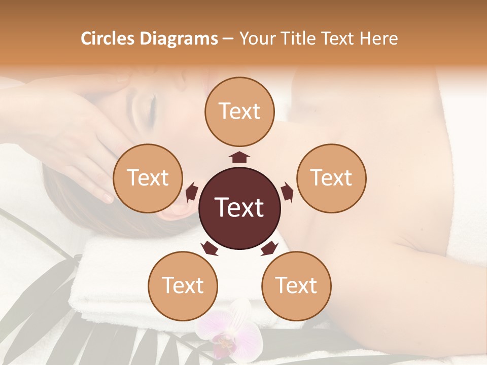 Head Professional Orchid PowerPoint Template