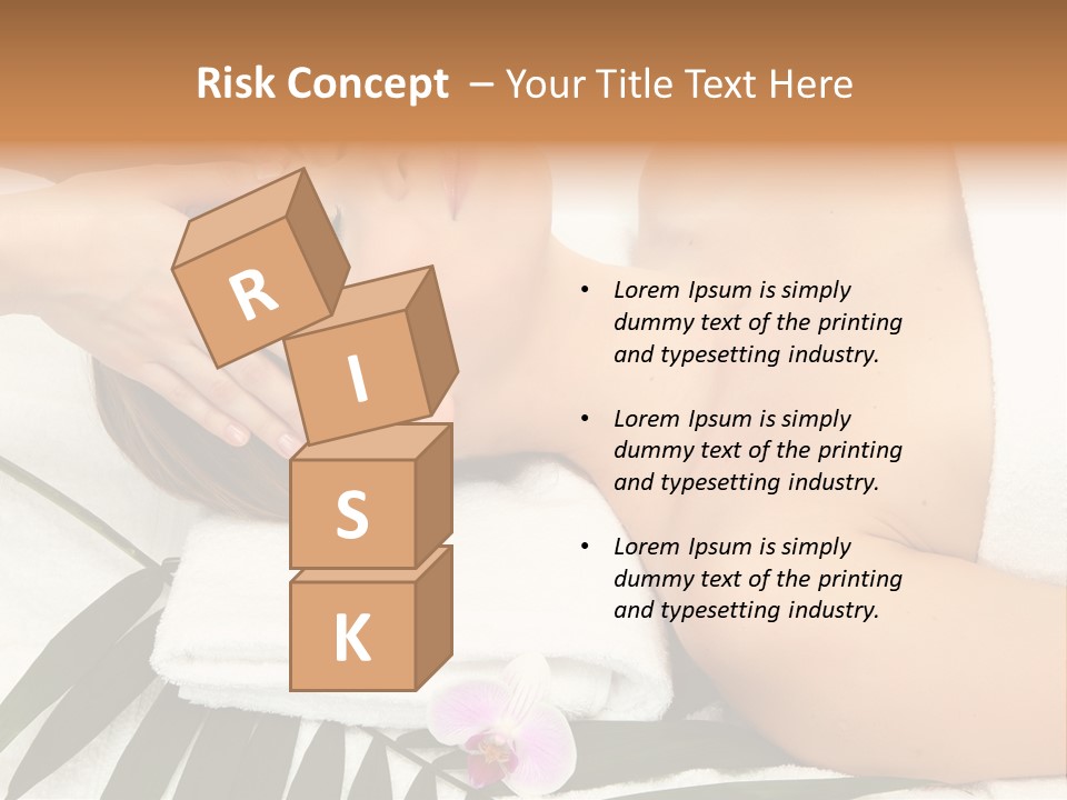 Head Professional Orchid PowerPoint Template