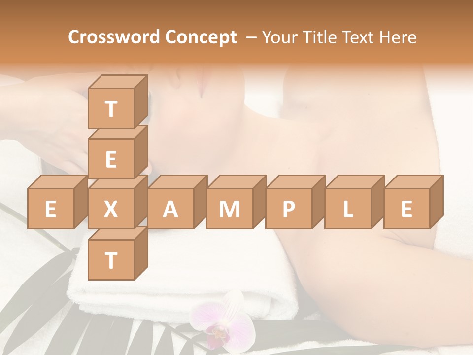 Head Professional Orchid PowerPoint Template