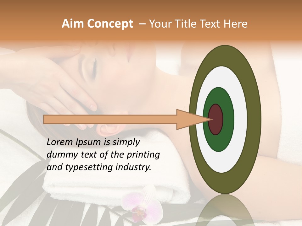 Head Professional Orchid PowerPoint Template