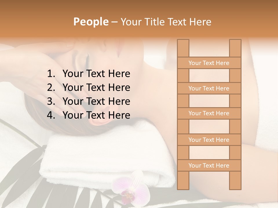 Head Professional Orchid PowerPoint Template