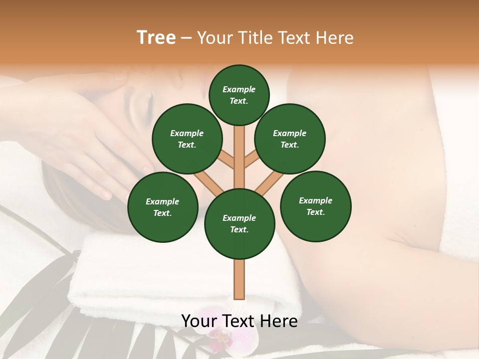 Head Professional Orchid PowerPoint Template