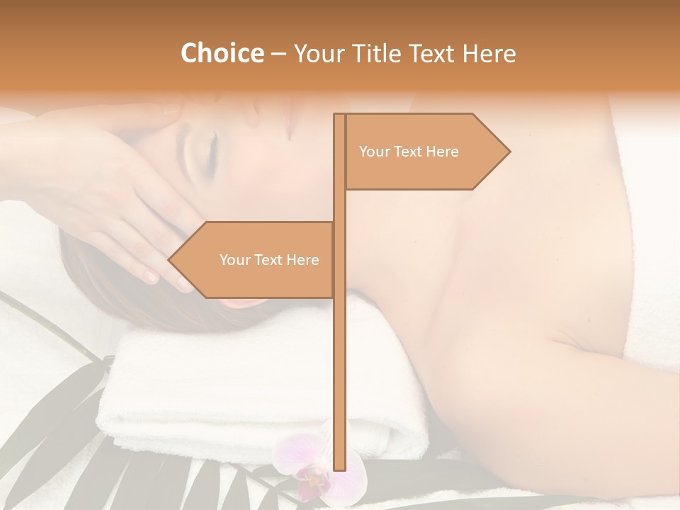 Head Professional Orchid PowerPoint Template