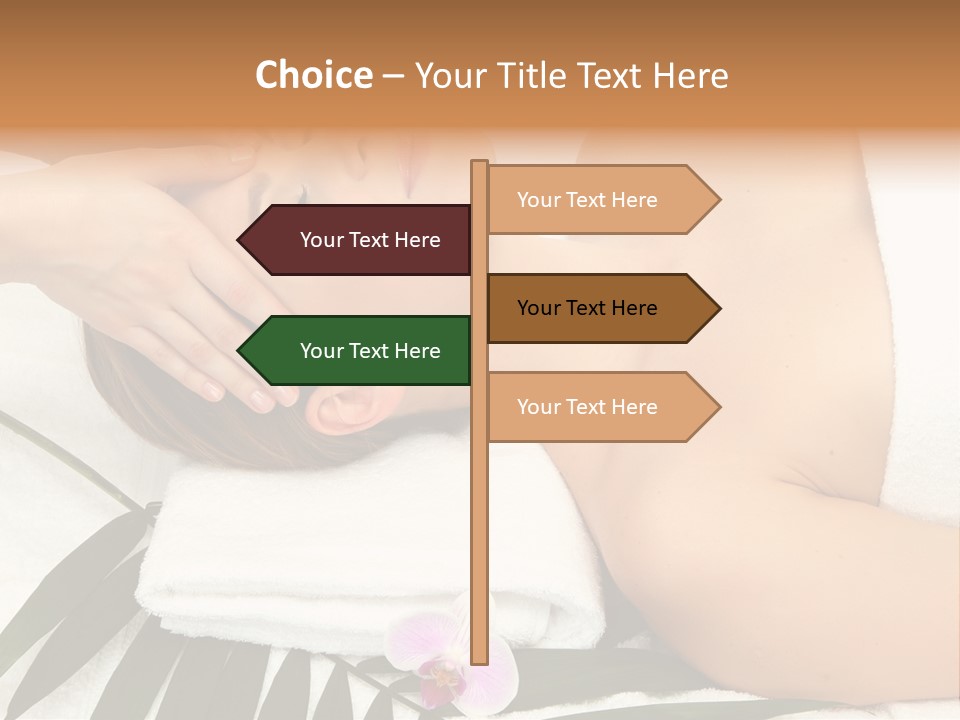 Head Professional Orchid PowerPoint Template