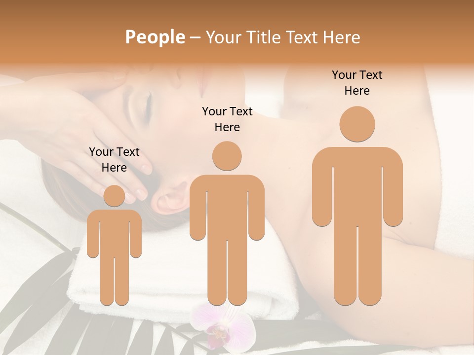 Head Professional Orchid PowerPoint Template