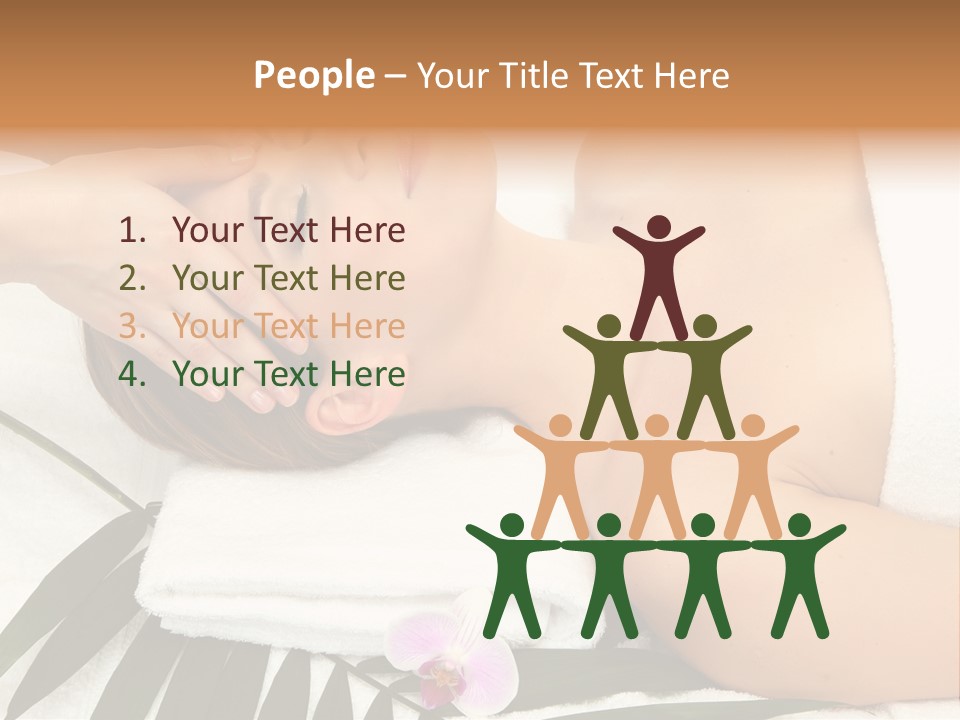 Head Professional Orchid PowerPoint Template