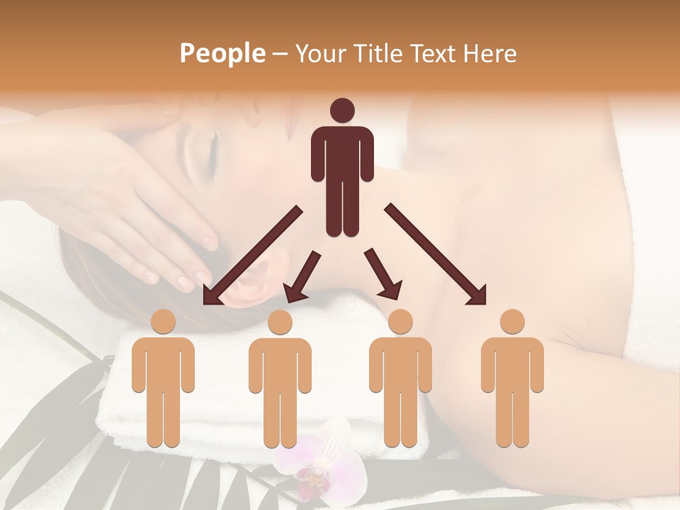 Head Professional Orchid PowerPoint Template