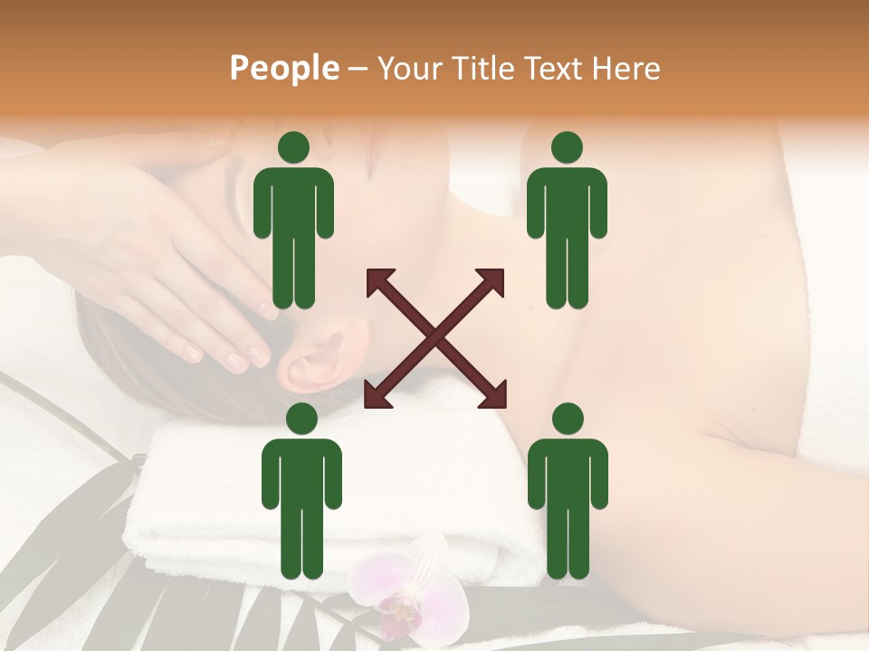 Head Professional Orchid PowerPoint Template