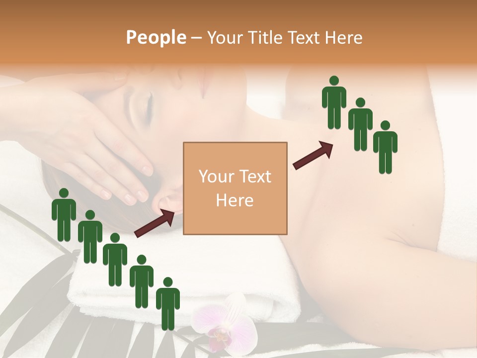 Head Professional Orchid PowerPoint Template