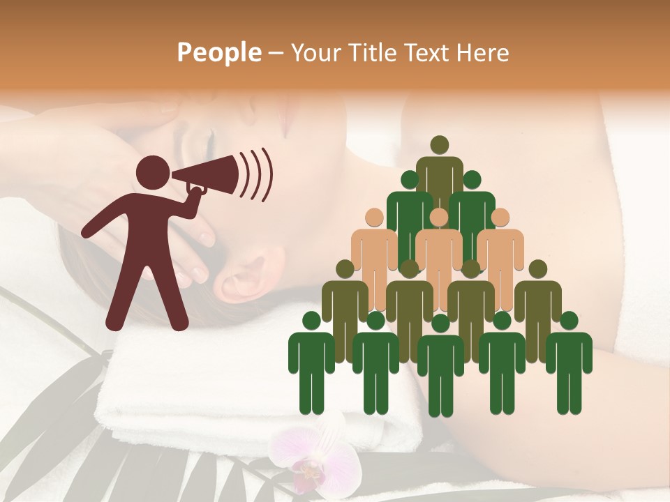 Head Professional Orchid PowerPoint Template