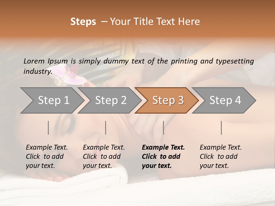 Relax Aromatherapy Photo PowerPoint Template