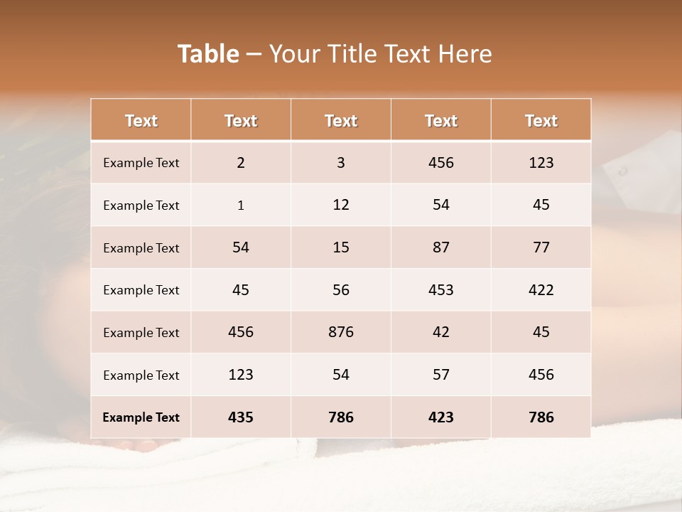 Relax Aromatherapy Photo PowerPoint Template