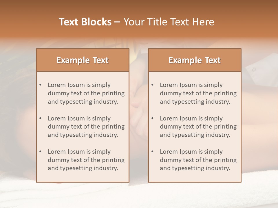 Relax Aromatherapy Photo PowerPoint Template