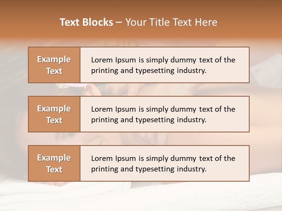 Relax Aromatherapy Photo PowerPoint Template