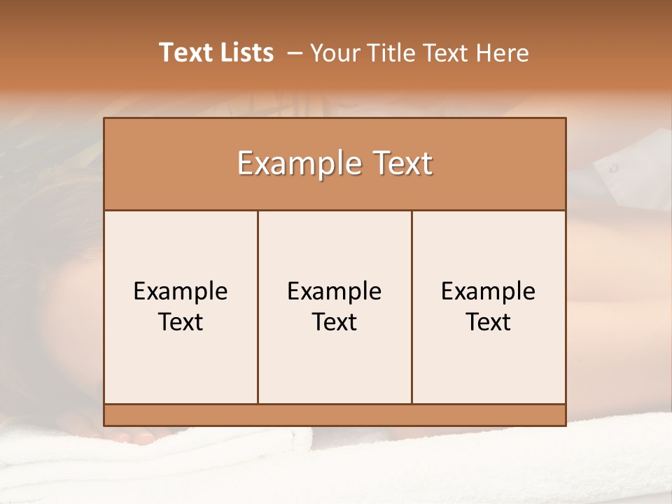 Relax Aromatherapy Photo PowerPoint Template