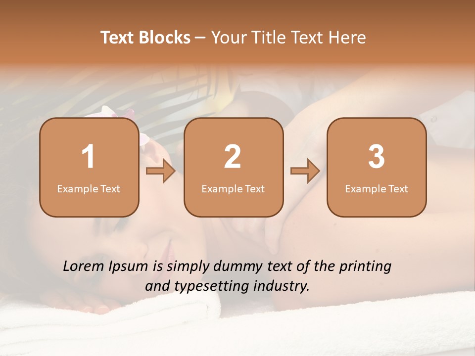 Relax Aromatherapy Photo PowerPoint Template