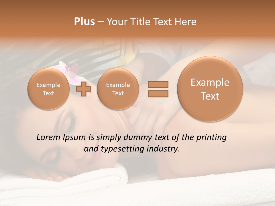 Relax Aromatherapy Photo PowerPoint Template