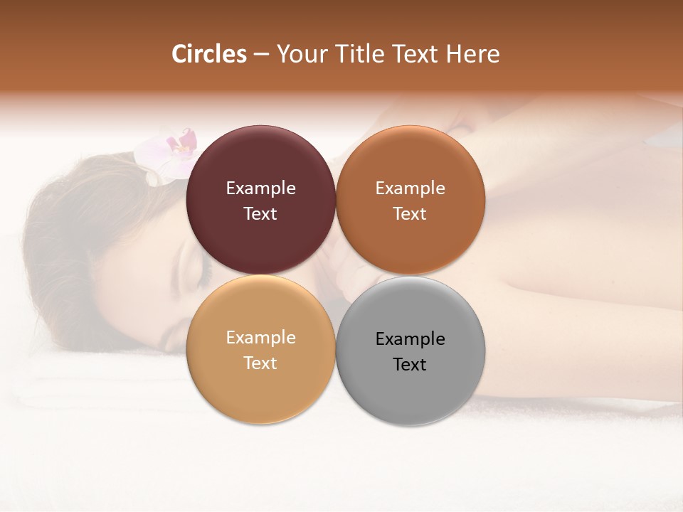 Towel Lady Background PowerPoint Template