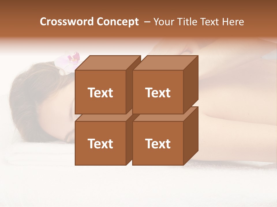 Towel Lady Background PowerPoint Template