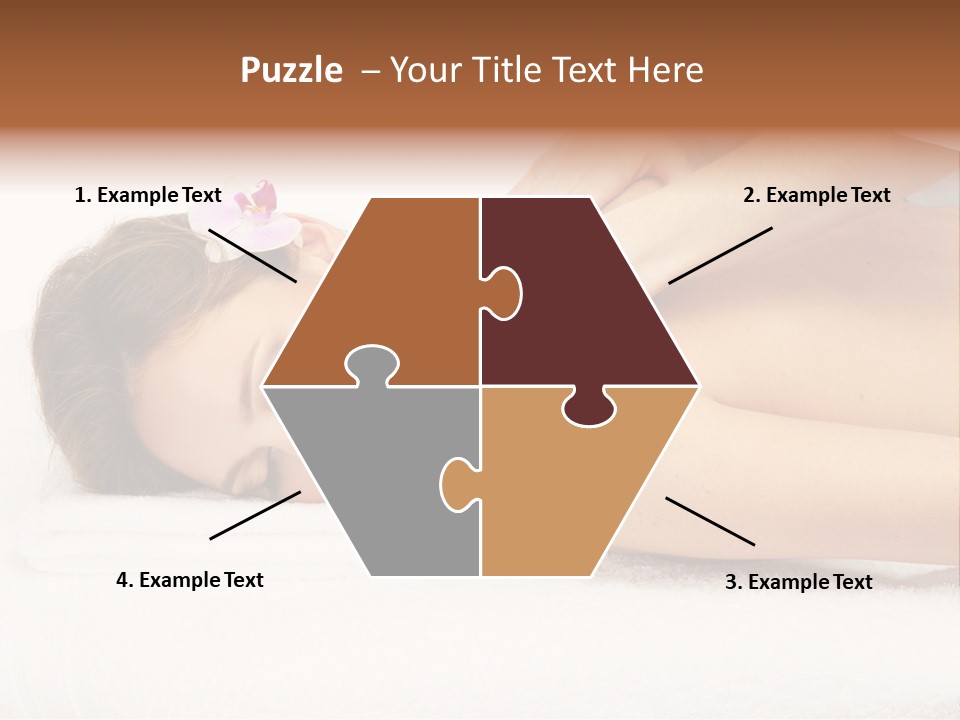 Towel Lady Background PowerPoint Template