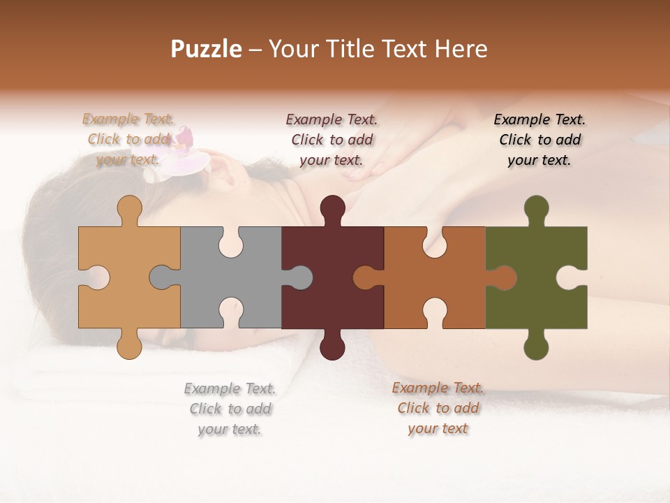 Towel Lady Background PowerPoint Template