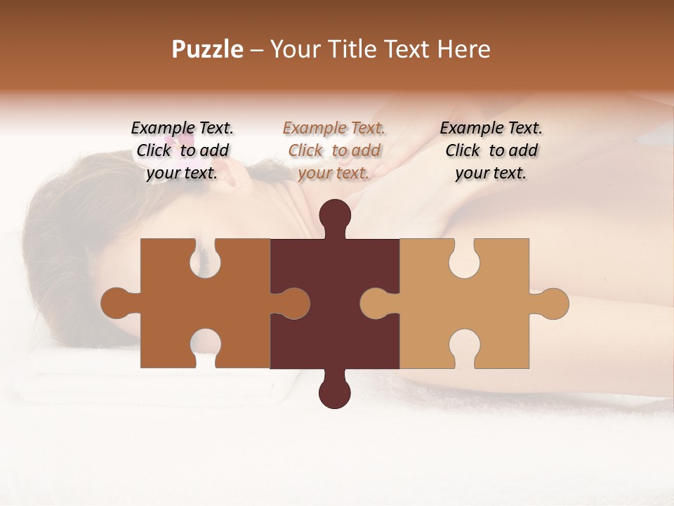 Towel Lady Background PowerPoint Template