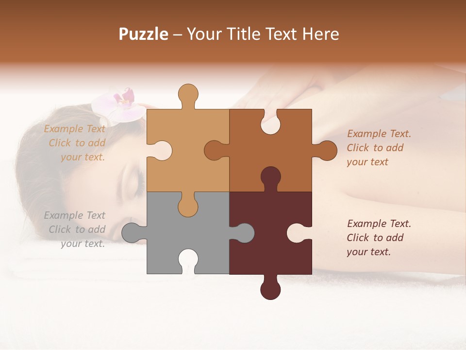 Towel Lady Background PowerPoint Template