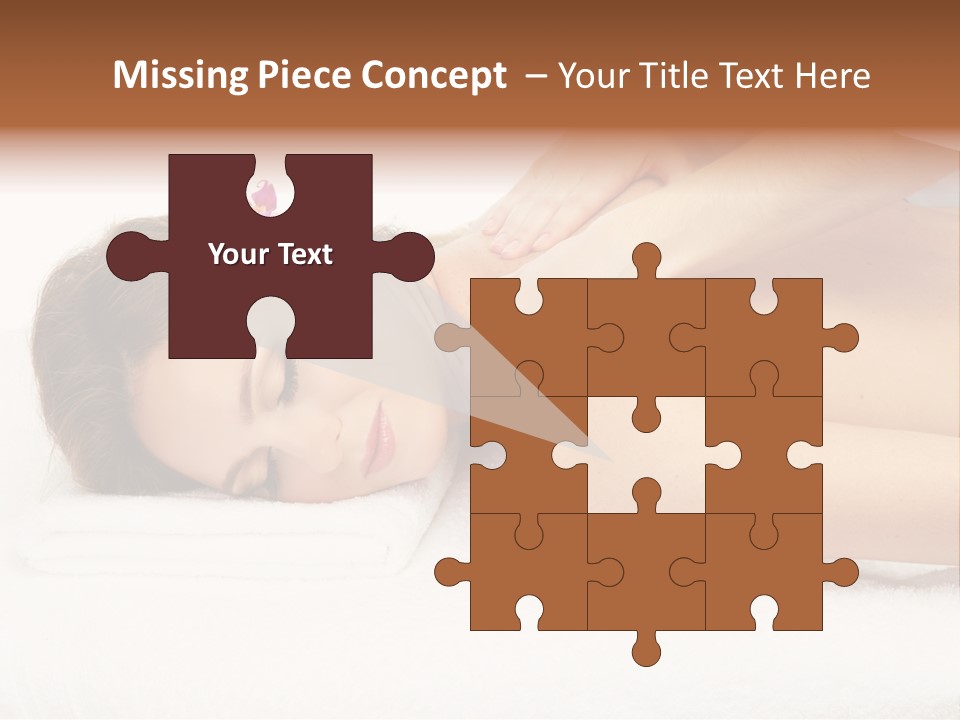 Towel Lady Background PowerPoint Template