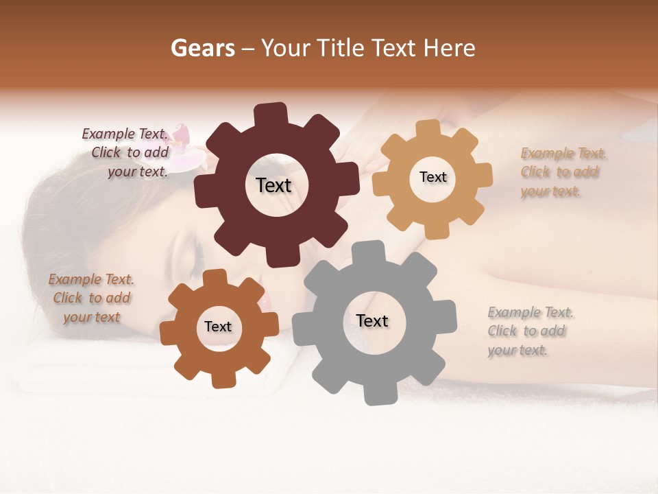 Towel Lady Background PowerPoint Template