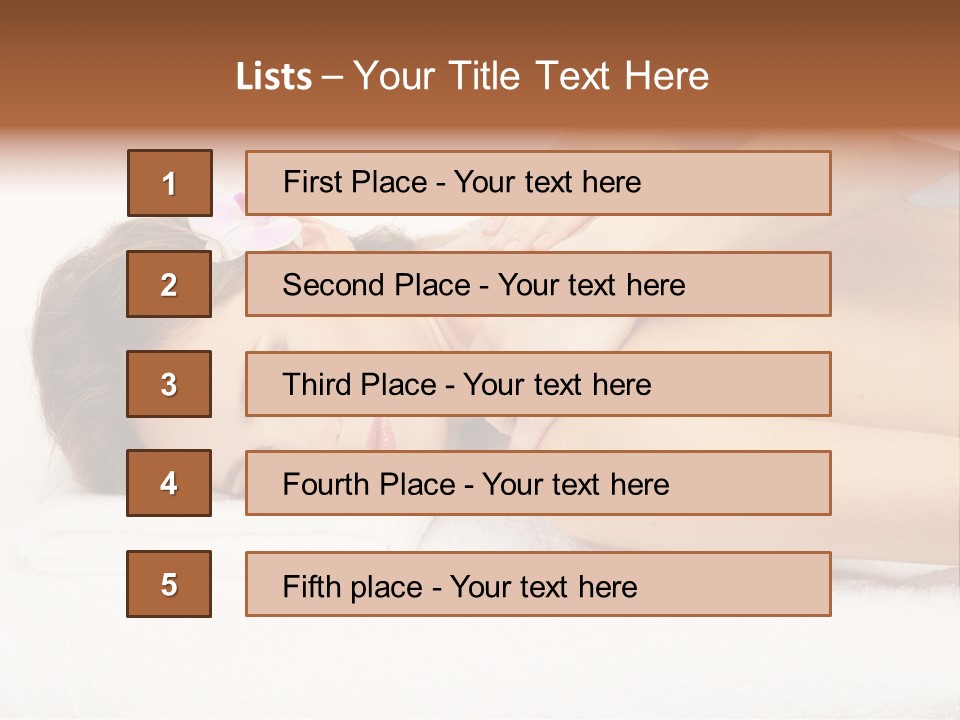Towel Lady Background PowerPoint Template