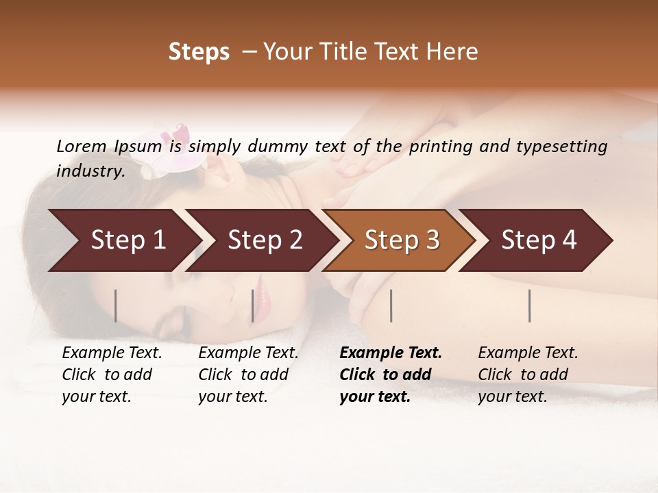 Towel Lady Background PowerPoint Template