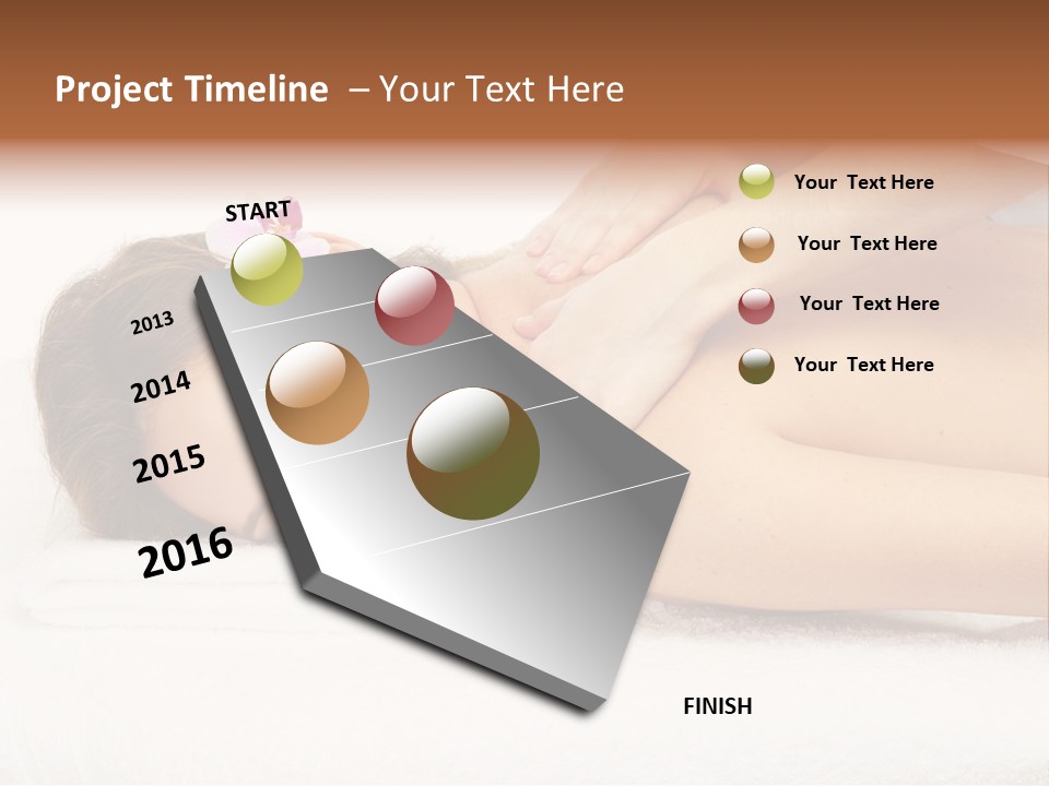 Towel Lady Background PowerPoint Template