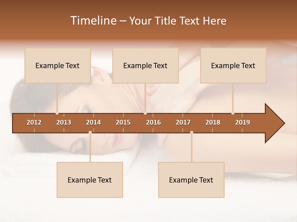 Towel Lady Background PowerPoint Template