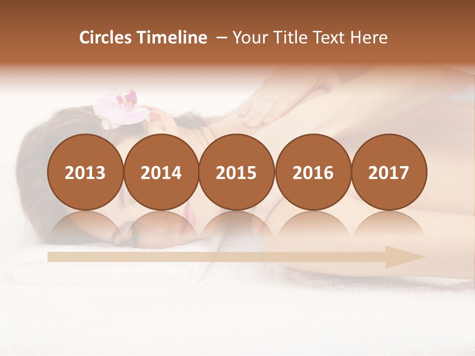 Towel Lady Background PowerPoint Template