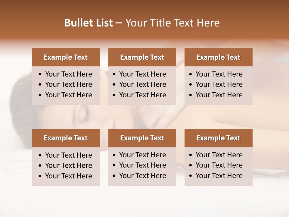 Towel Lady Background PowerPoint Template