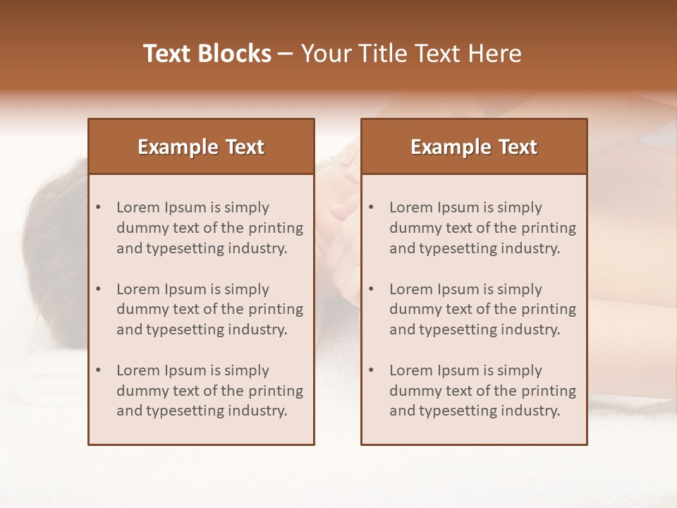 Towel Lady Background PowerPoint Template