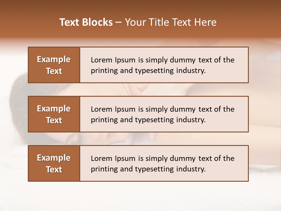 Towel Lady Background PowerPoint Template