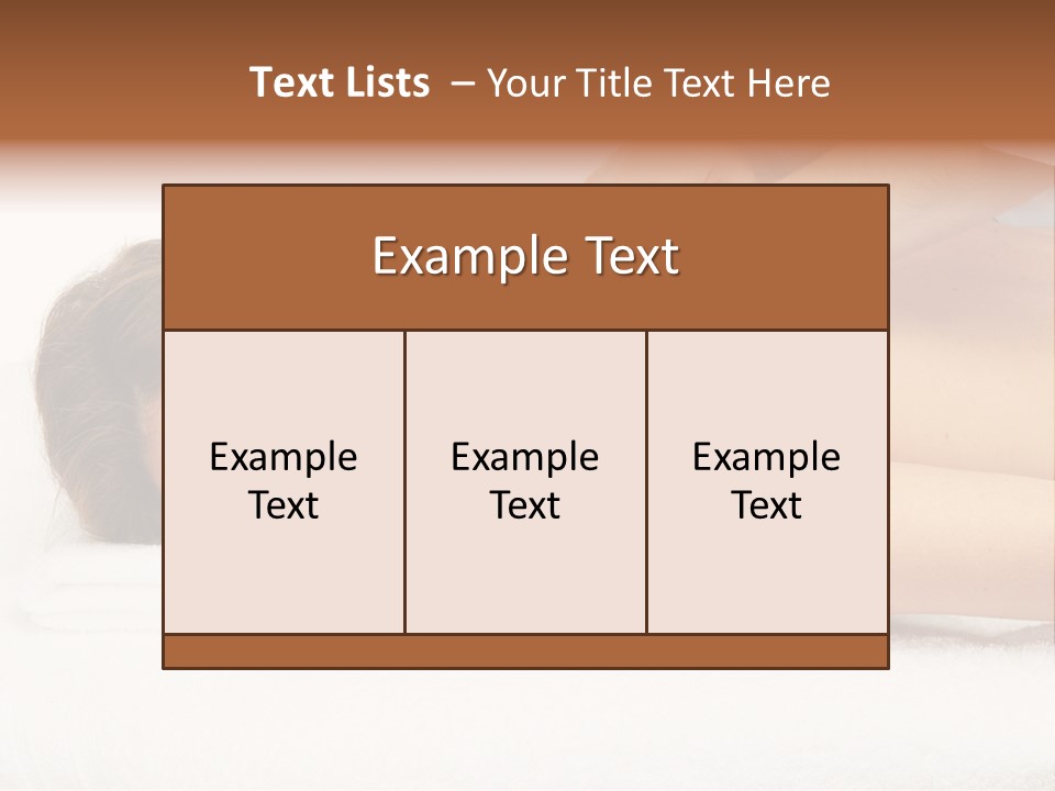 Towel Lady Background PowerPoint Template